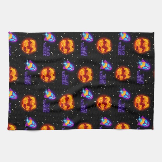 Galaxy Wanderer insulbler Geschirrtuch (Horizontal)