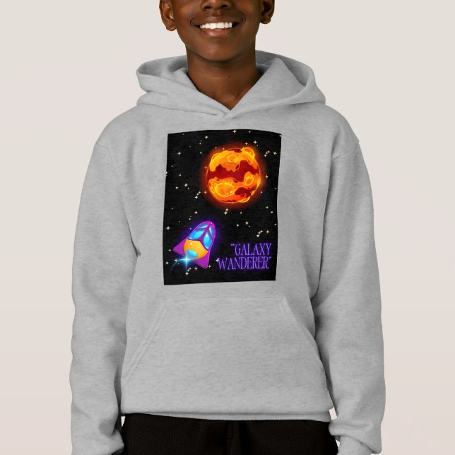 Galaxy Wanderer insulbler Hoodie (Vorderseite)