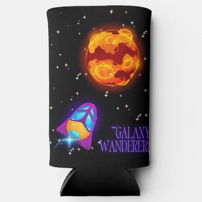 Galaxy Wanderer insulbler Selters Dosenkühler (Vorderseite)