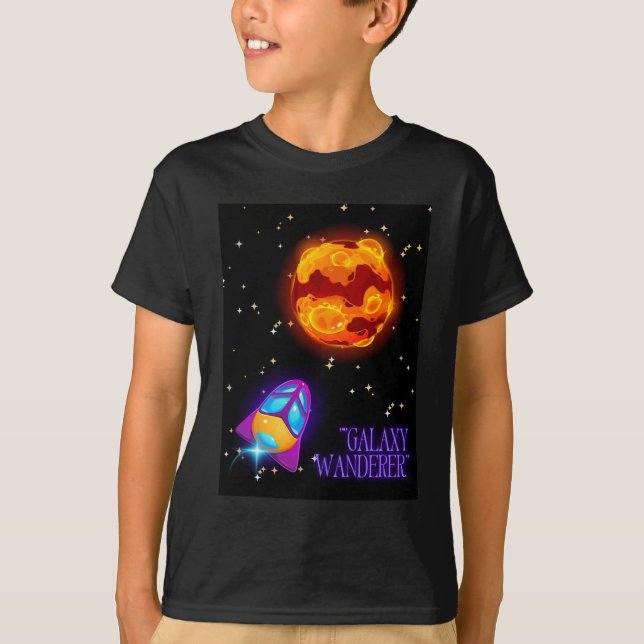 Galaxy Wanderer insulbler T-Shirt (Vorderseite)