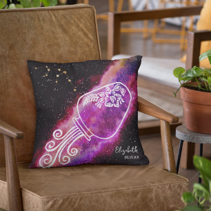 Galaxy Wassermann personalisierter Name Sternzeich Kissen
