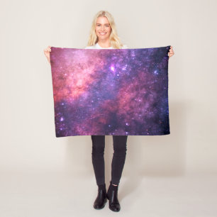 Galaxy Weltraumplanets Stars Sky Universe Fleet Fleecedecke