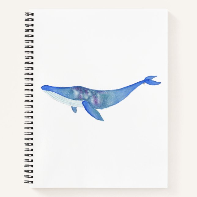 Galaxy Whale-Notebook Notizbuch (Vorderseite)