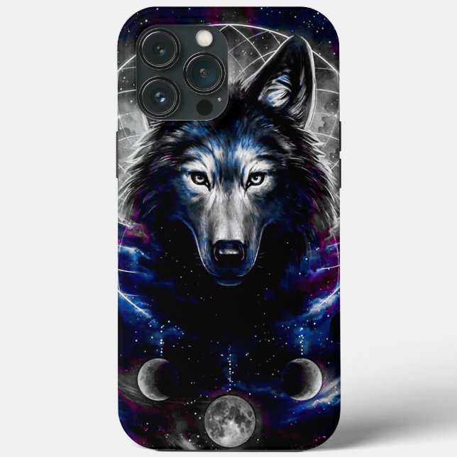 Galaxy Wolf Case-Mate iPhone Case (Rückseite)