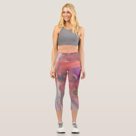 Galaxy Yoga Pants Capri Leggings