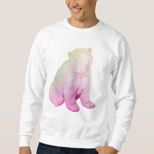 GalaxyBear PastellHoodie Sweatshirt (Vorderseite)