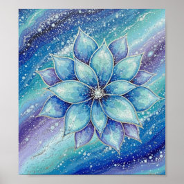 GalaxyNebelBlume Poster
