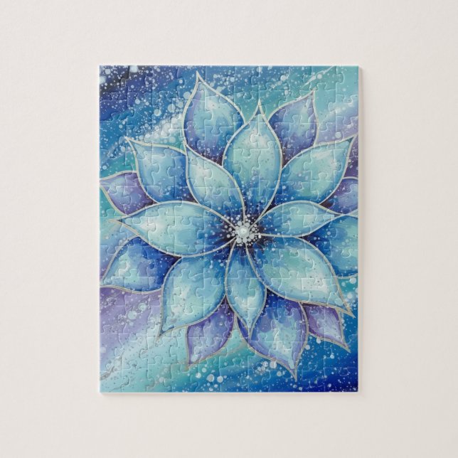 GalaxyNebelBlume Puzzle (Vertikal)