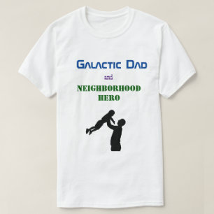 Galaxys Best Dad Lustiger Vatertag Weltraum-Gesche T-Shirt
