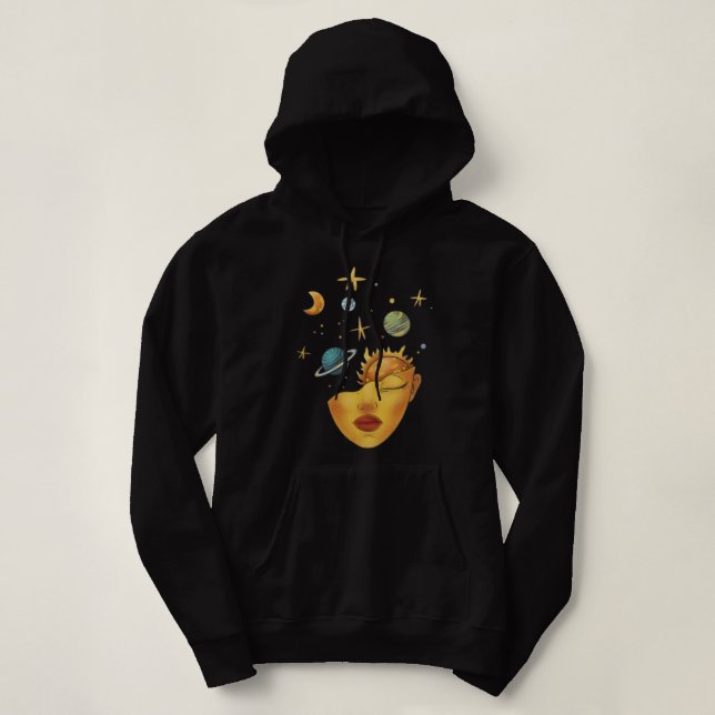 Galaxy's Edge im Universum l Black Hoodie (Design vorne)