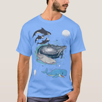 Galay Space Whale Shark Beluga T-Shirt