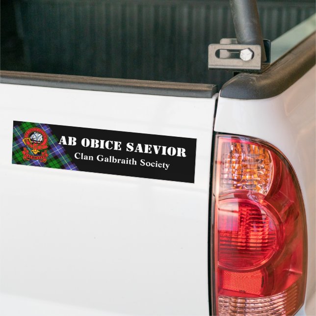 Galbraith Bumper Sticker Autoaufkleber (Auf Lkw)