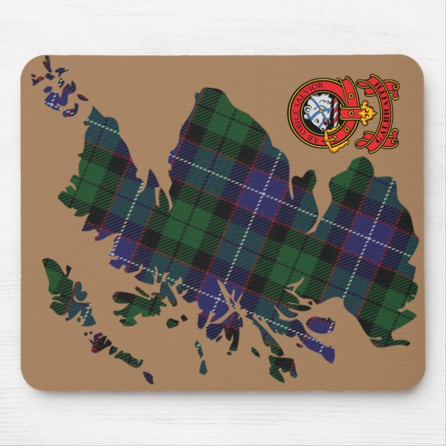 Galbraith Mouse Pad with Clan Crest Mousepad (Vorne)