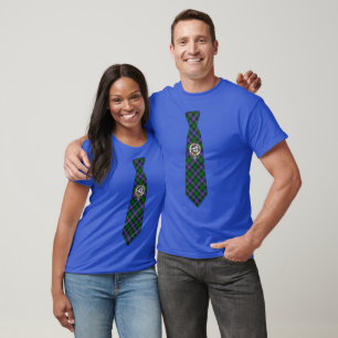 Galbraith schottisches Clan-Abzeichen & Tartan-Sch T-Shirt