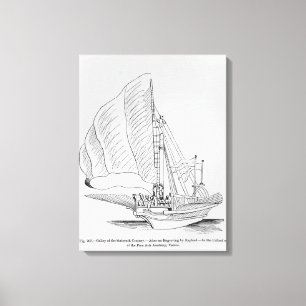 Galeere des 16. Jahrhunderts Leinwanddruck