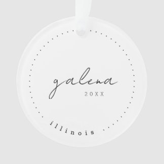 Galena, IL Travel Vereinte Staaten Einfach Ornament