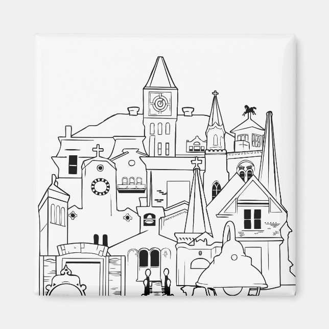 Galena illinois Collage Magnet (Vorne)