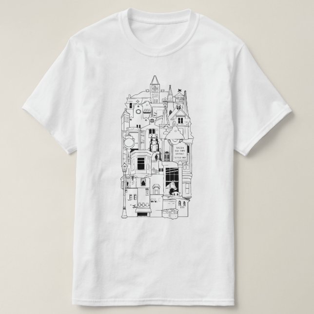 Galena illinois Collage T-Shirt (Design vorne)