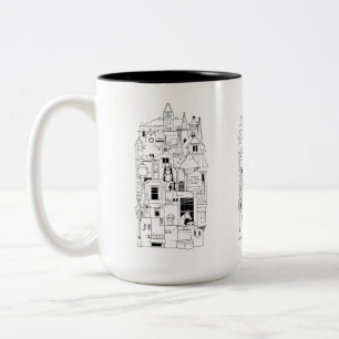 Galena Illinois Collage Zweifarbige Tasse