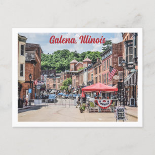 Galena, Illinois Foto Postkarte