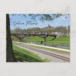 Galena, Illinois Keepake Memorabilia Postkarte