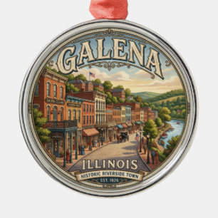 Galena Illinois Ornament Aus Metall