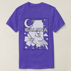 Galena illinois Staat Kontur T-Shirt