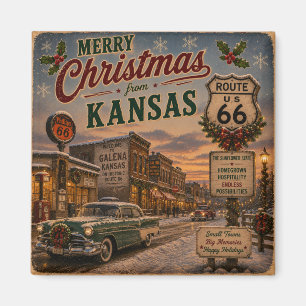 Galena Kansas Route 66 Andenken Magnet