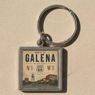Galena Route 66 Reiseandenken Schlüsselanhänger