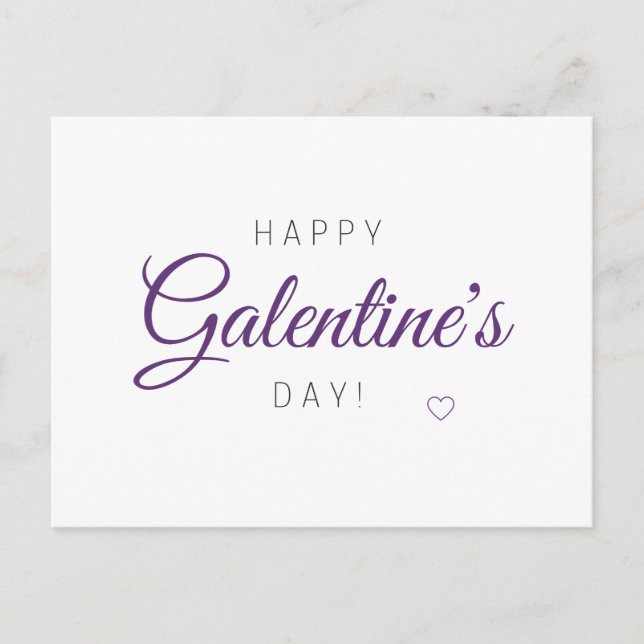 Galentine Postkarte (Vorderseite)