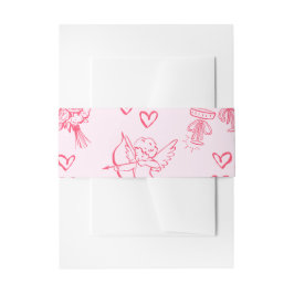 Galentine’s Day Valentinsgruß-Einladung für Mädche Einladungsbanderole