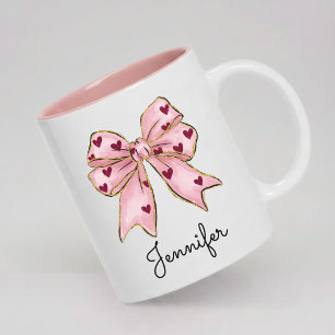 Galentine’s-Geschenk Rosa Individuelle Tasse für b