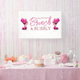 Galentiner Brunch und Bubbly Banner