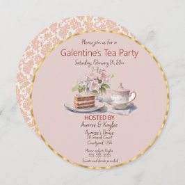 Galentiner-Day-Tea-Party Einladung