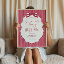 Galentine's Cherry-Bogenrahmen Downloadbare Begrüß
