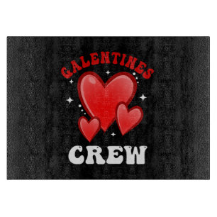 Galentines Crew Herz Schneidebrett