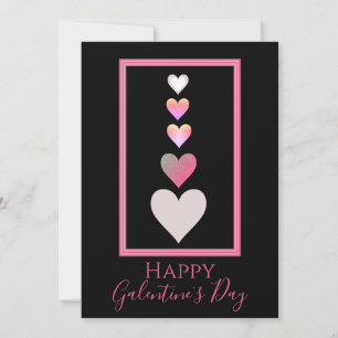 Galentine's Day Beste Freundin Herzen Feiertagskarte