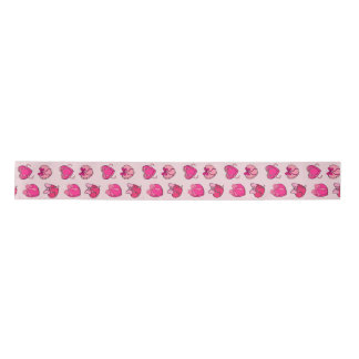 Galentine's Day Coquette Pink Bow Heart Gift Box P Satinband