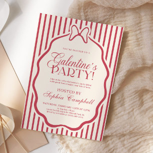 Galentine's Day Party Mädchen Valentinstag Einladung