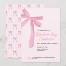 Galentine's Day Rosa Schleifenband Girly modern