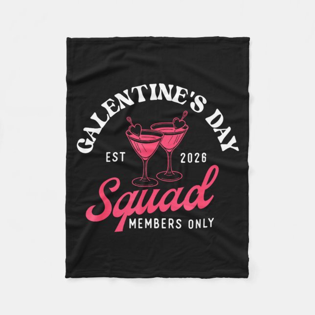 Galentine's Day Squad - Galentine's Day Gals Siste Fleecedecke (Vorderseite)