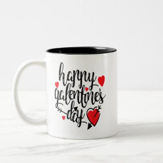 Galentine's Day Valentinstag Weibliche Freundschaf Zweifarbige Tasse