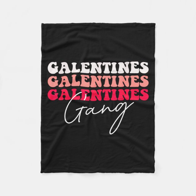 Galentines Gang - Galentine's Day Gals Sisterhood  Fleecedecke (Vorderseite)