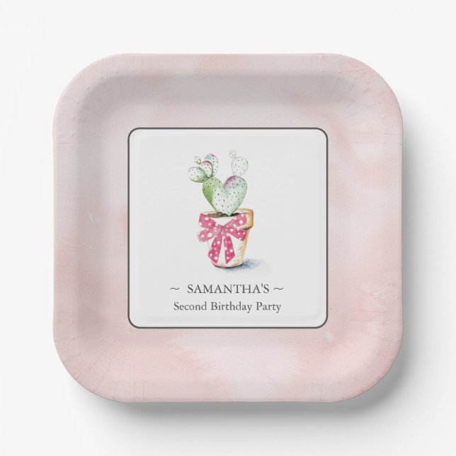 Galentines-Party-Dekoration Pappteller (Vorderseite)