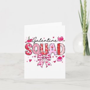 Galentines Tag Frauen Galentines Squad Lustiger Va Karte
