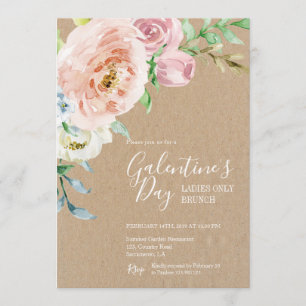 Galentines Tagesdamen-Bruncheinladung Einladung