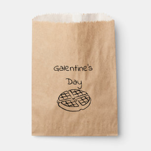 Galentines Tageswaffel-Versorgung Baggies Geschenktütchen