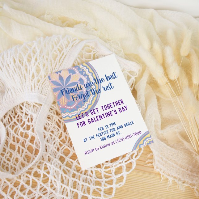 Galentinstag Mandala Einladung (Von Creator hochgeladen)