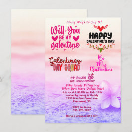 Galentinstag zitiert Frauen Freundschaft Party Einladung