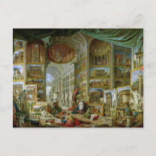 Galerie der Ausblicke aus dem antiken Rom, 1758 Postkarte